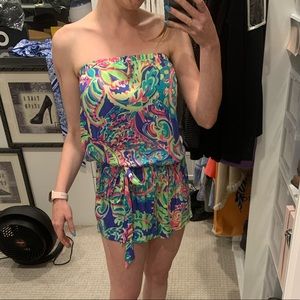 Lilly Pulitzer NEVER WORN Silky Romper!